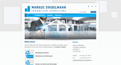 Desktop Screenshot of mstadelmann-immobilien.ch
