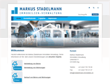 Tablet Screenshot of mstadelmann-immobilien.ch